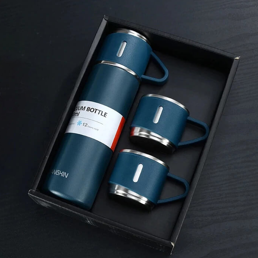 پکیج هدیه فلاسک 3 کاپ